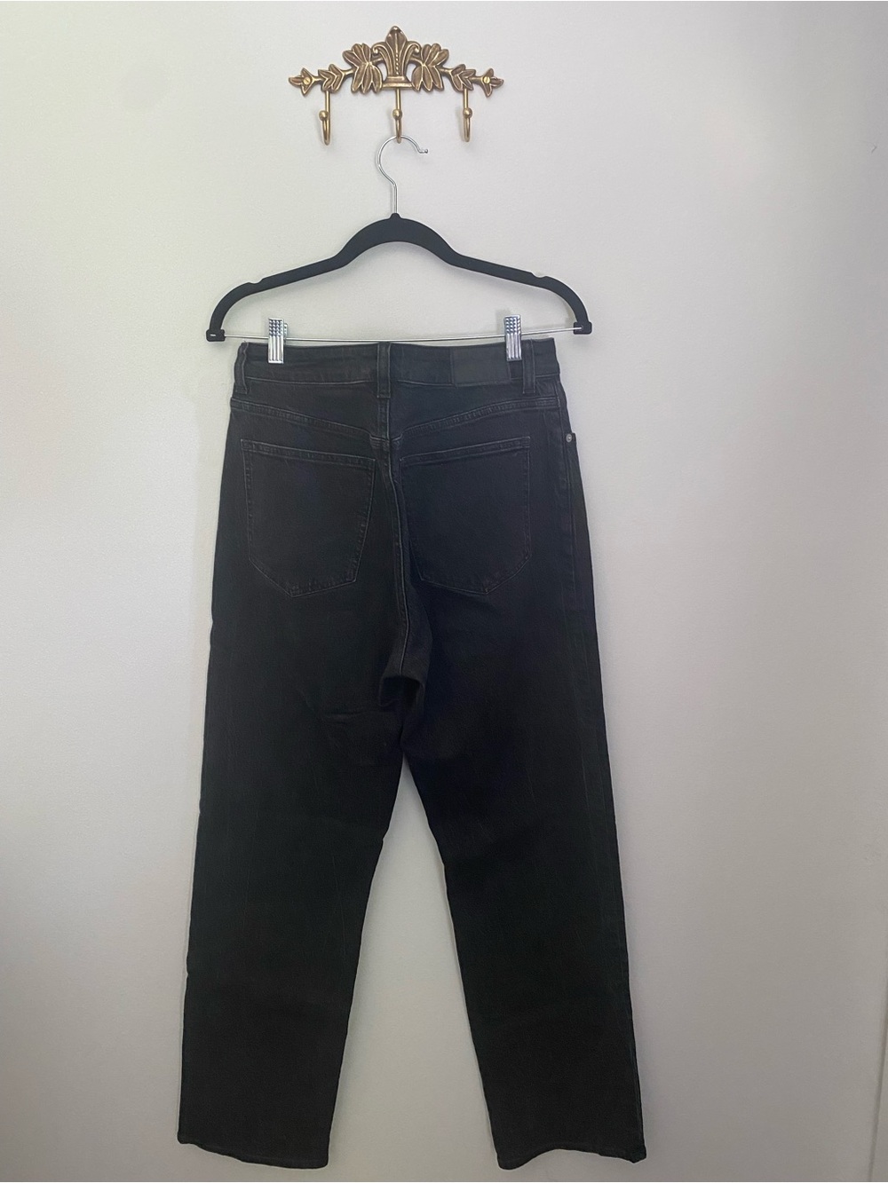 Madewell Black Straight-Leg Women’s Jeans